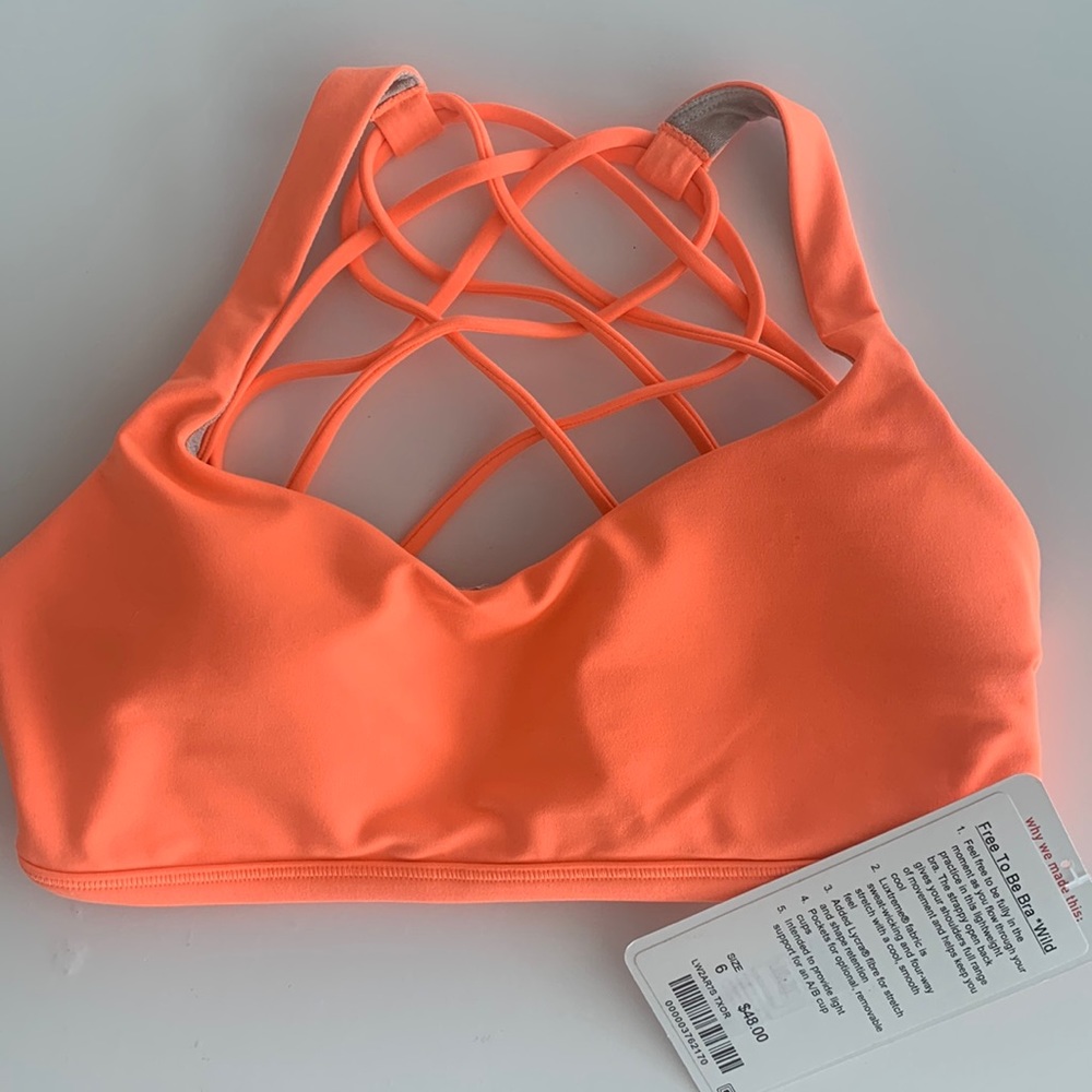 LULULEMON Bright Orange Bra